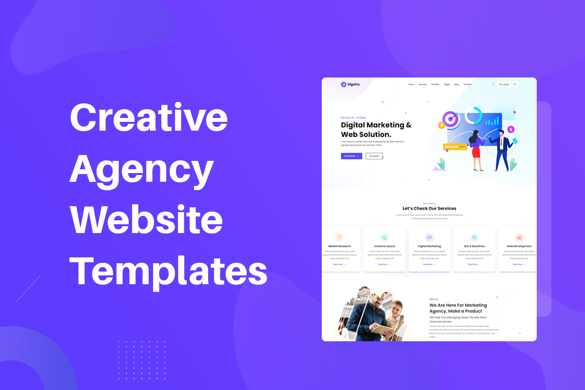 creative digital agency website